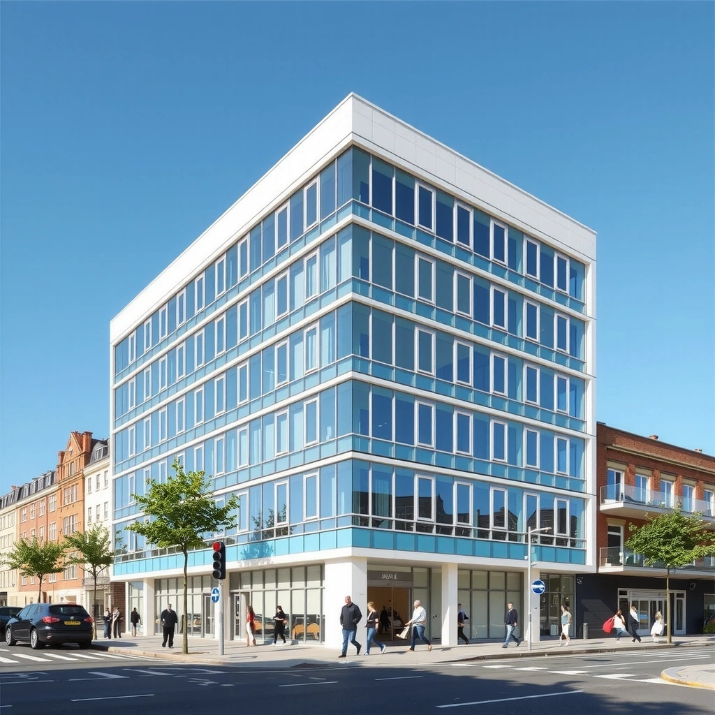 Professional office building exterior