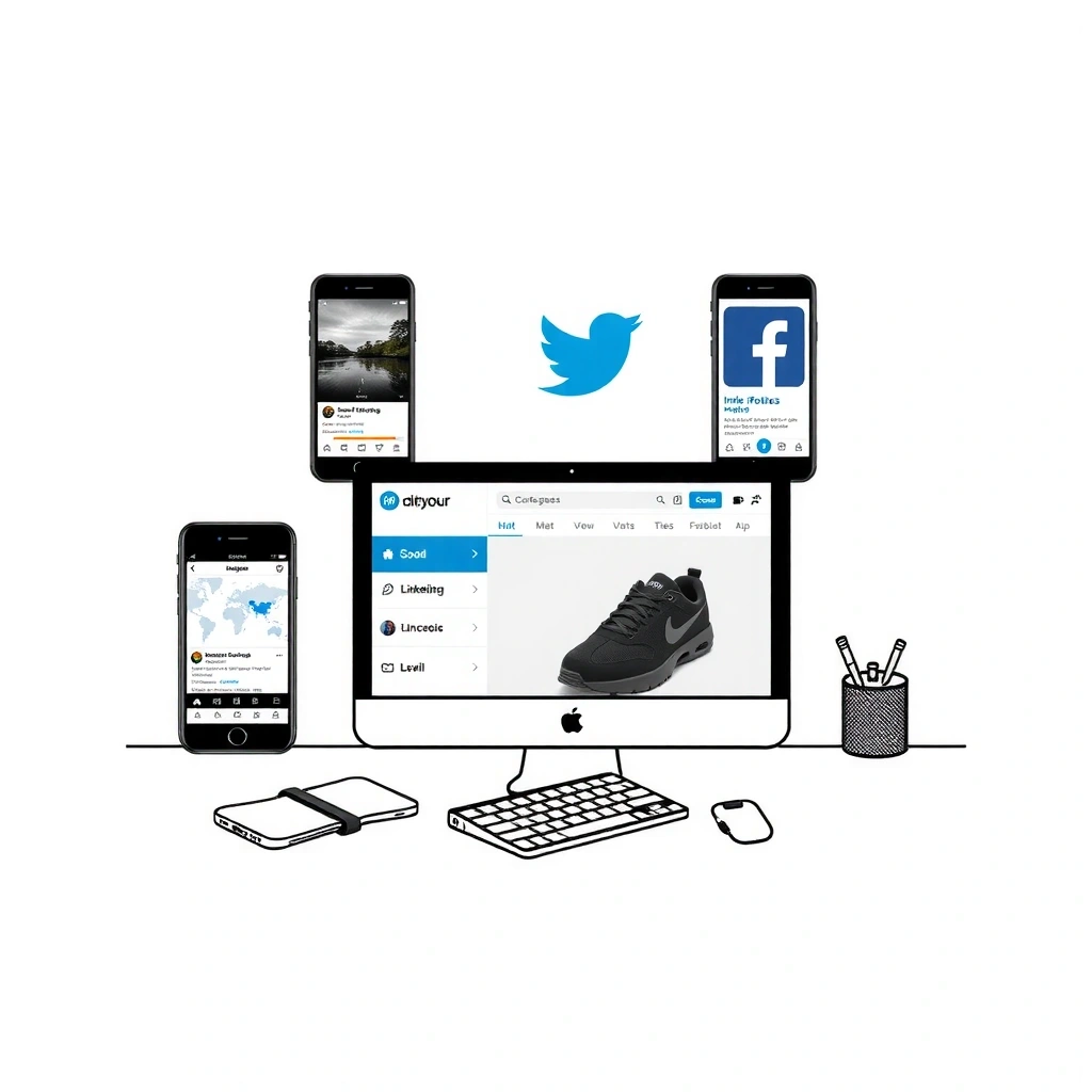 Social media management and content creation